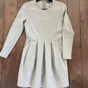 Aritzia Talula Grey Peplum Dress w Pockets